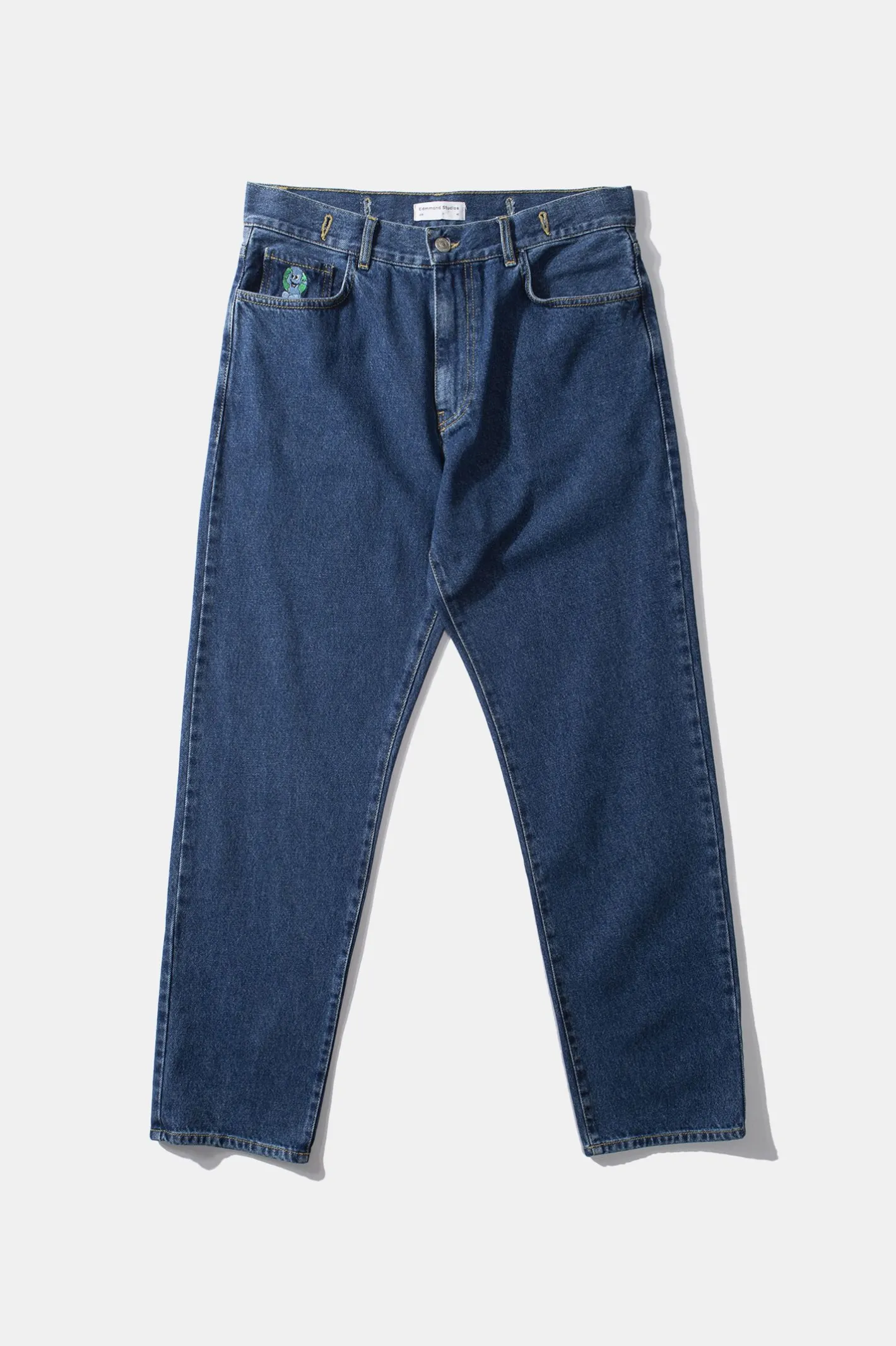 Edmmond Studios Avail Pants Denim Plain Bleach | Men Trousers