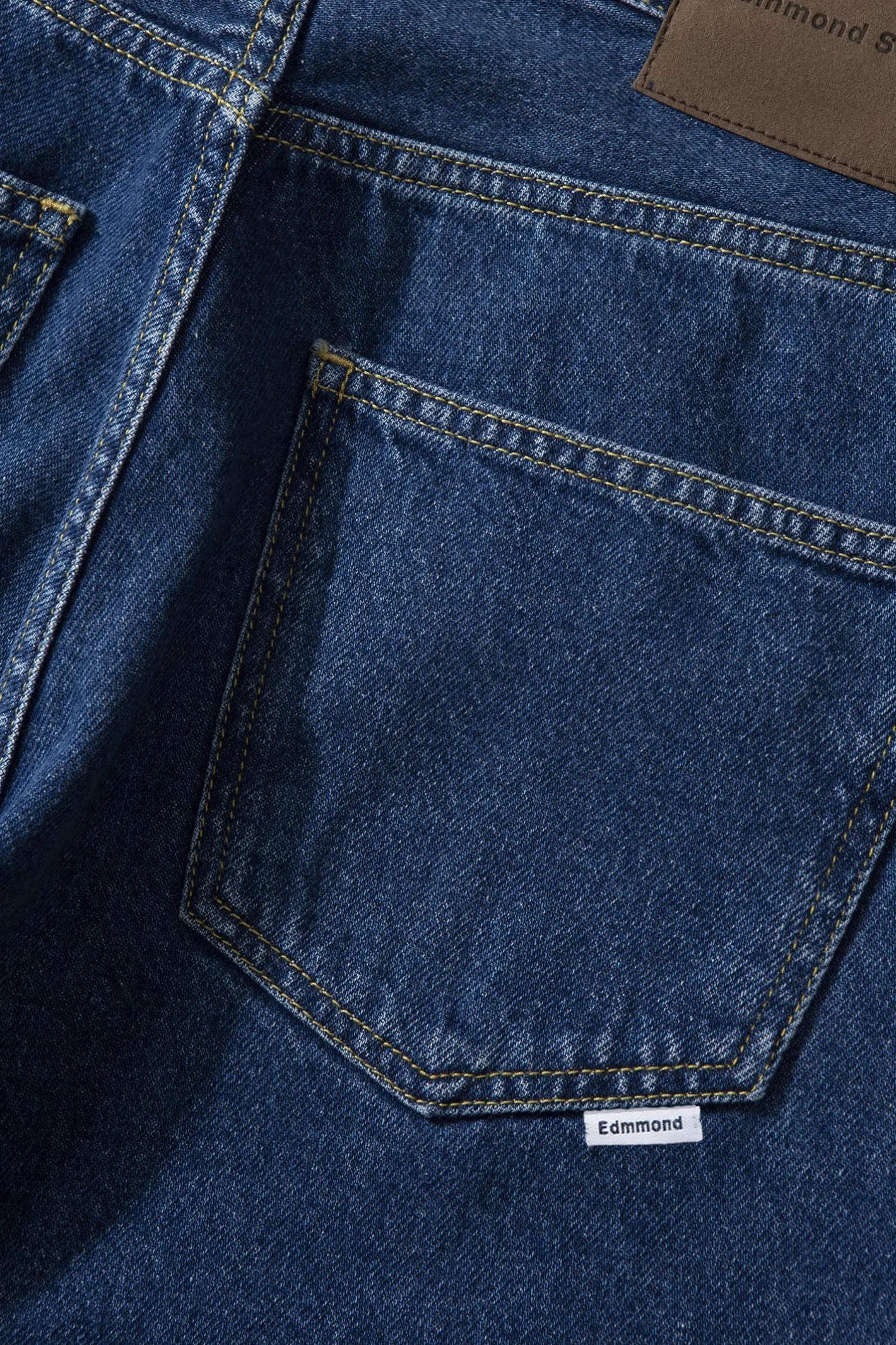 Edmmond Studios Avail Pants Denim Plain Bleach | Men Trousers