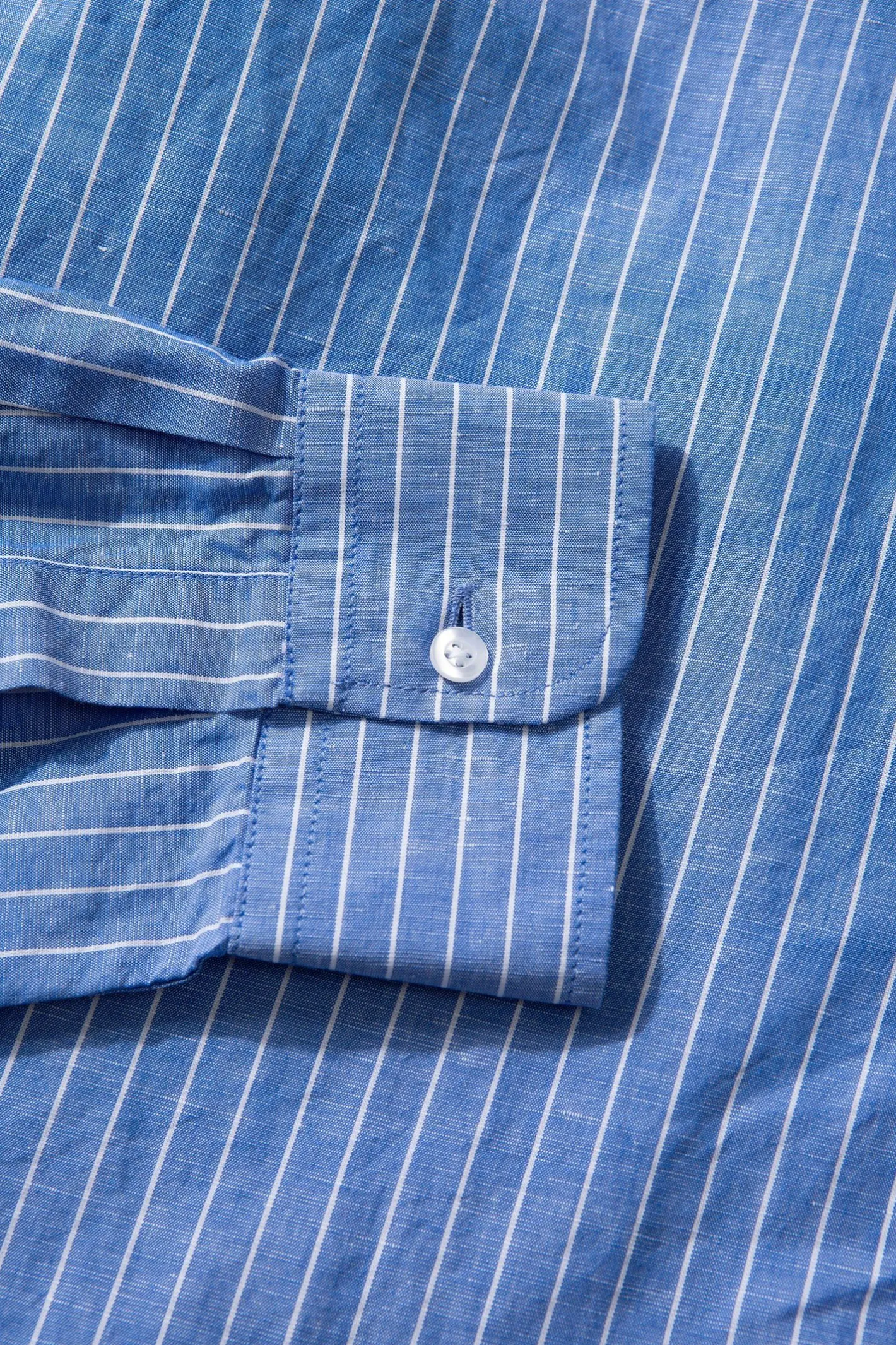Edmmond Studios Bold Shirt Vertical Stripes Blue | Men Shirts