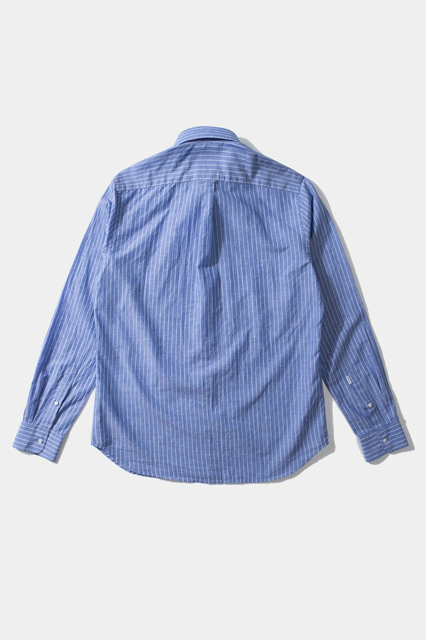 Edmmond Studios Bold Shirt Vertical Stripes Blue | Men Shirts