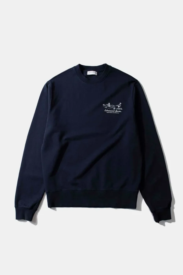 Edmmond Studios Calypso Ii Sw Plain Navy | Men Sweatshirts