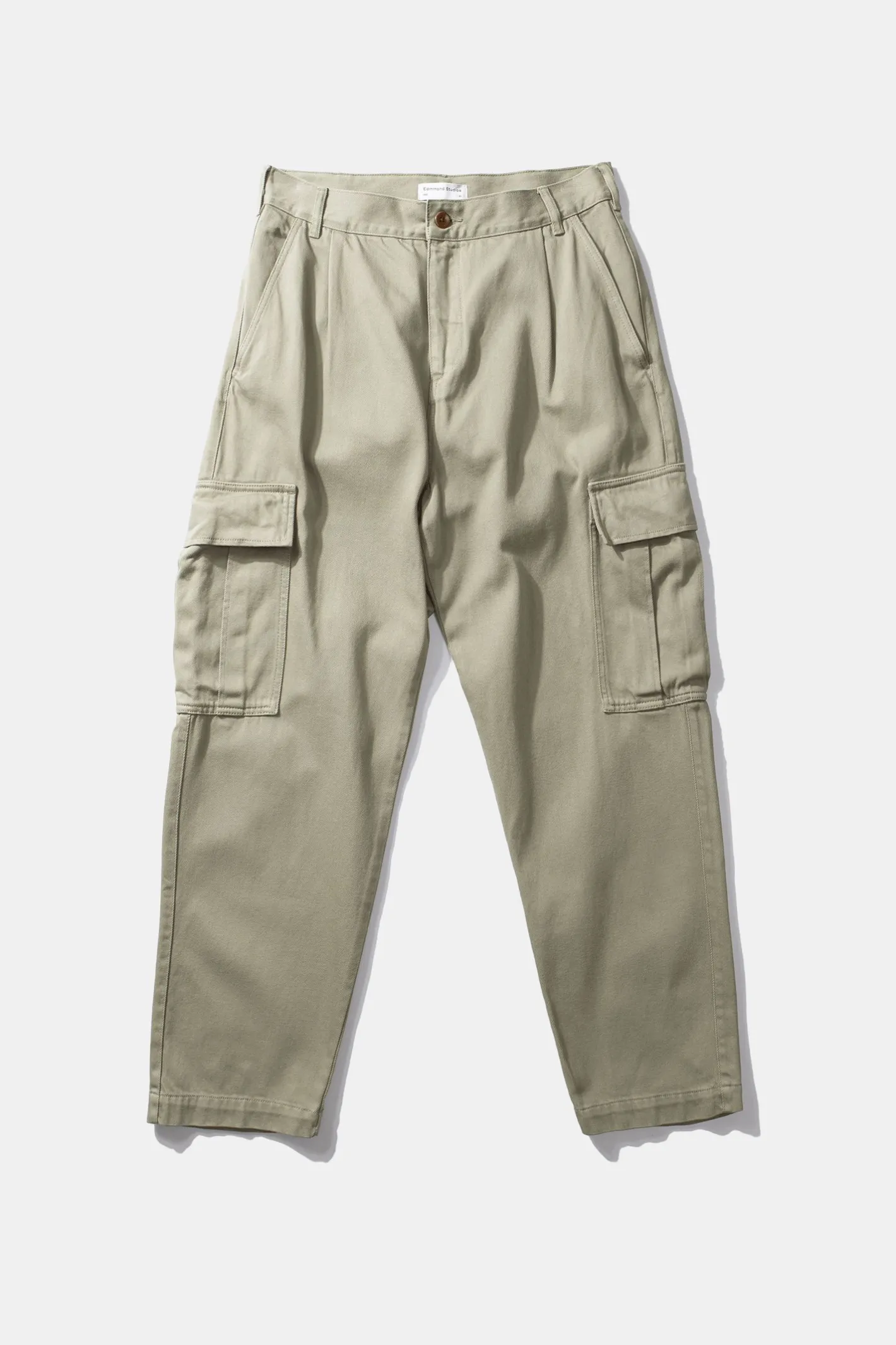 Edmmond Studios Cargo Pants Plain Khaki | Men Trousers