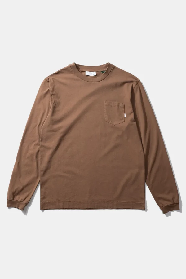 Edmmond Studios Hugo Ls Plain Brown | Men T-Shirts