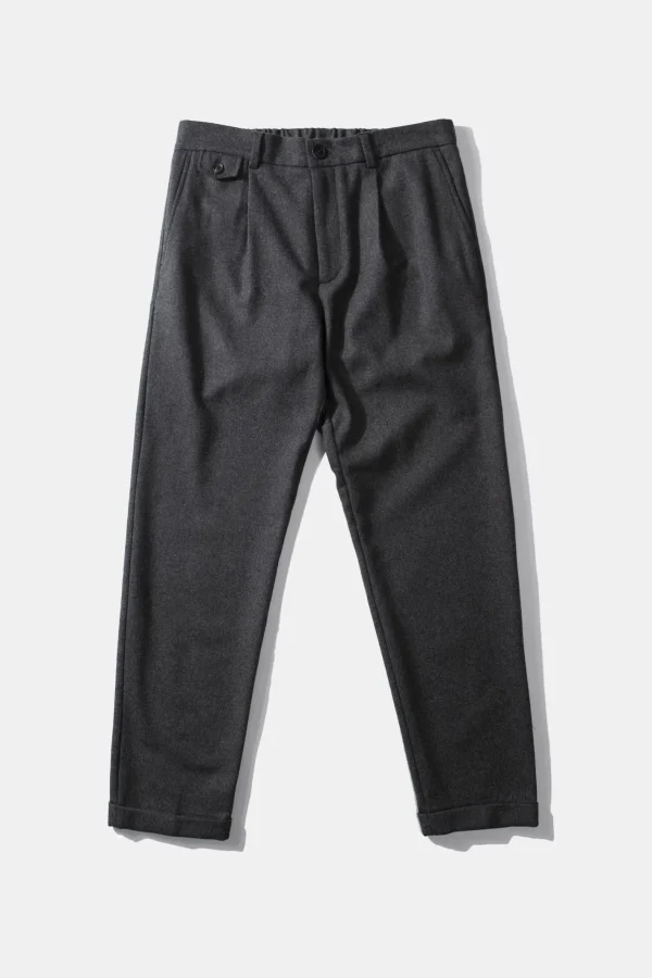 Edmmond Studios Jack Pants Plain Grey | Men Trousers