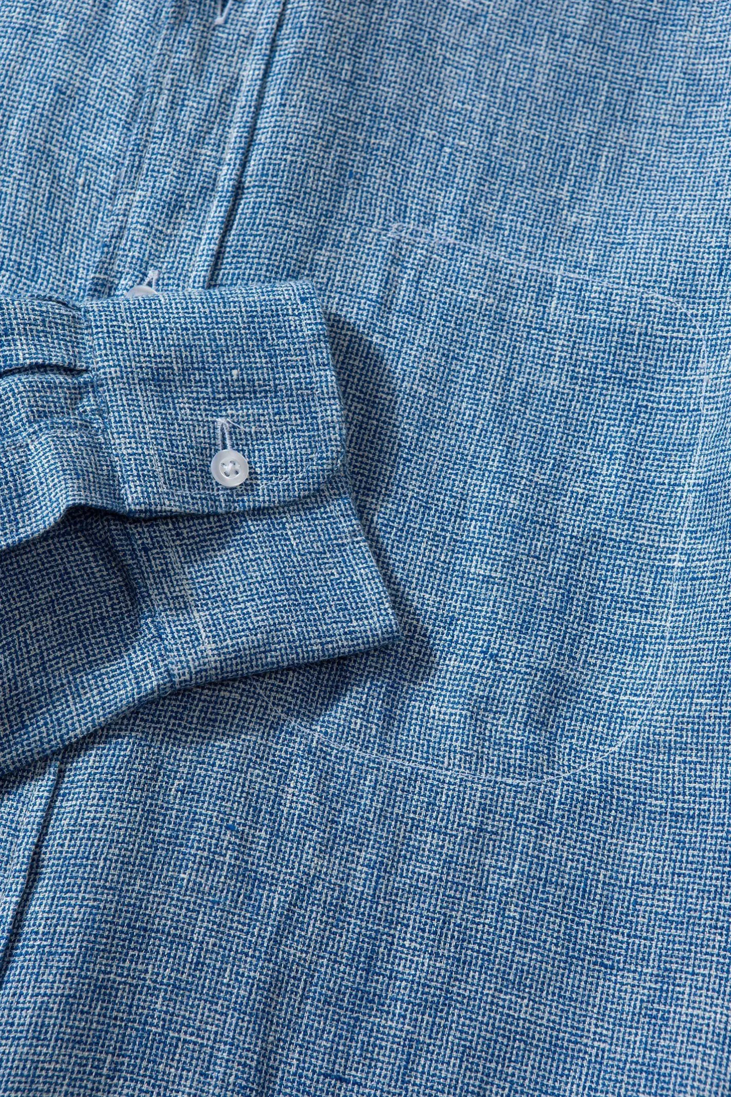 Edmmond Studios Port Shirt Plain Blue | Men Shirts
