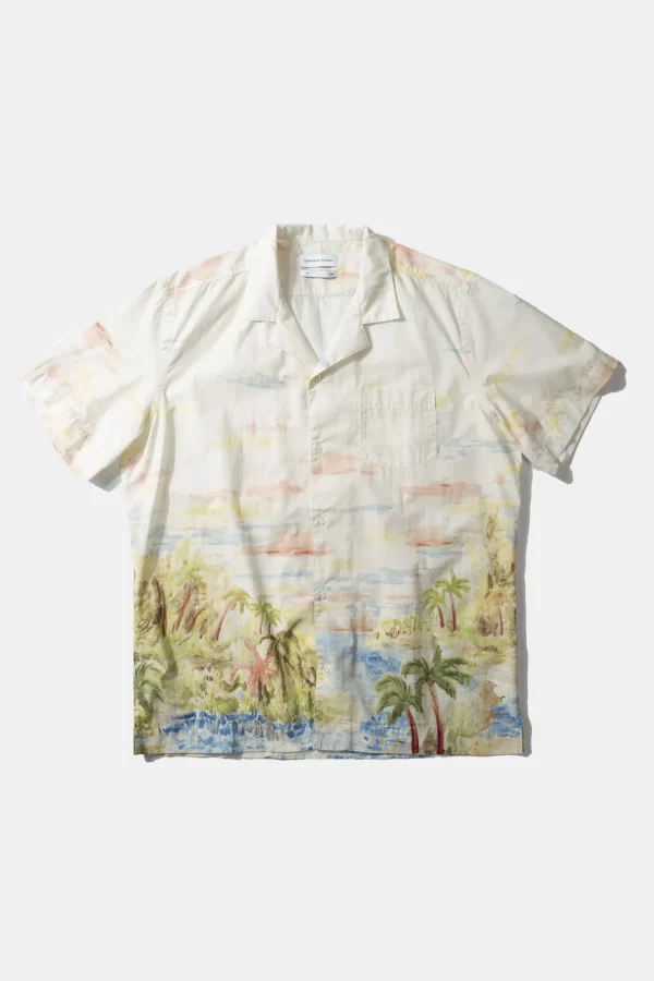 Edmmond Studios Summer Short Sleeve Plain White | Men Shirts