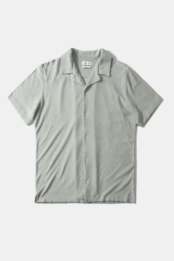 Edmmond Studios Terry Shirt Plain Sage | Men Shirts
