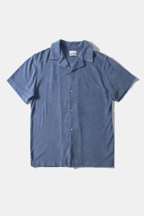 Edmmond Studios Terry Shirt Plain Steel | Men Shirts