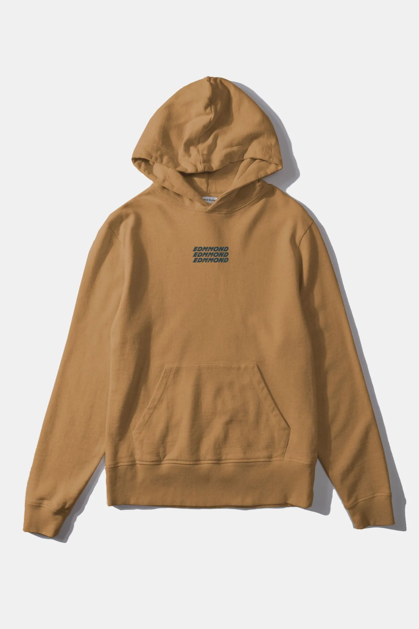 Edmmond Studios Velo Hoodie Plain Caramel | Men Sweatshirts