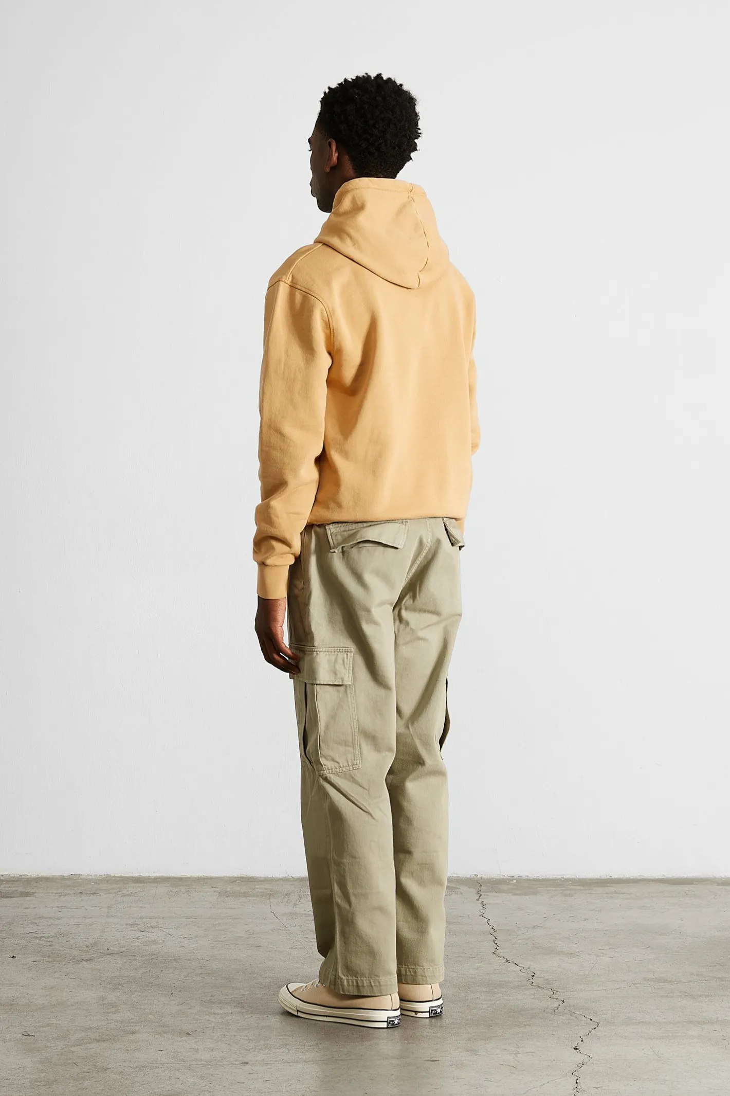 Edmmond Studios Velo Hoodie Plain Caramel | Men Sweatshirts