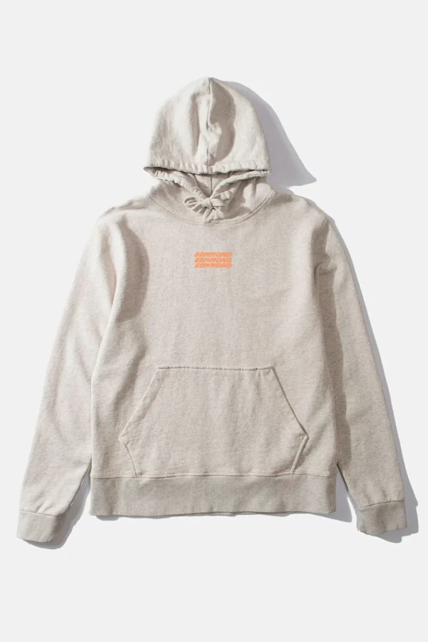 Edmmond Studios Velo Hoodie Plain Light Grey | Men Sweatshirts