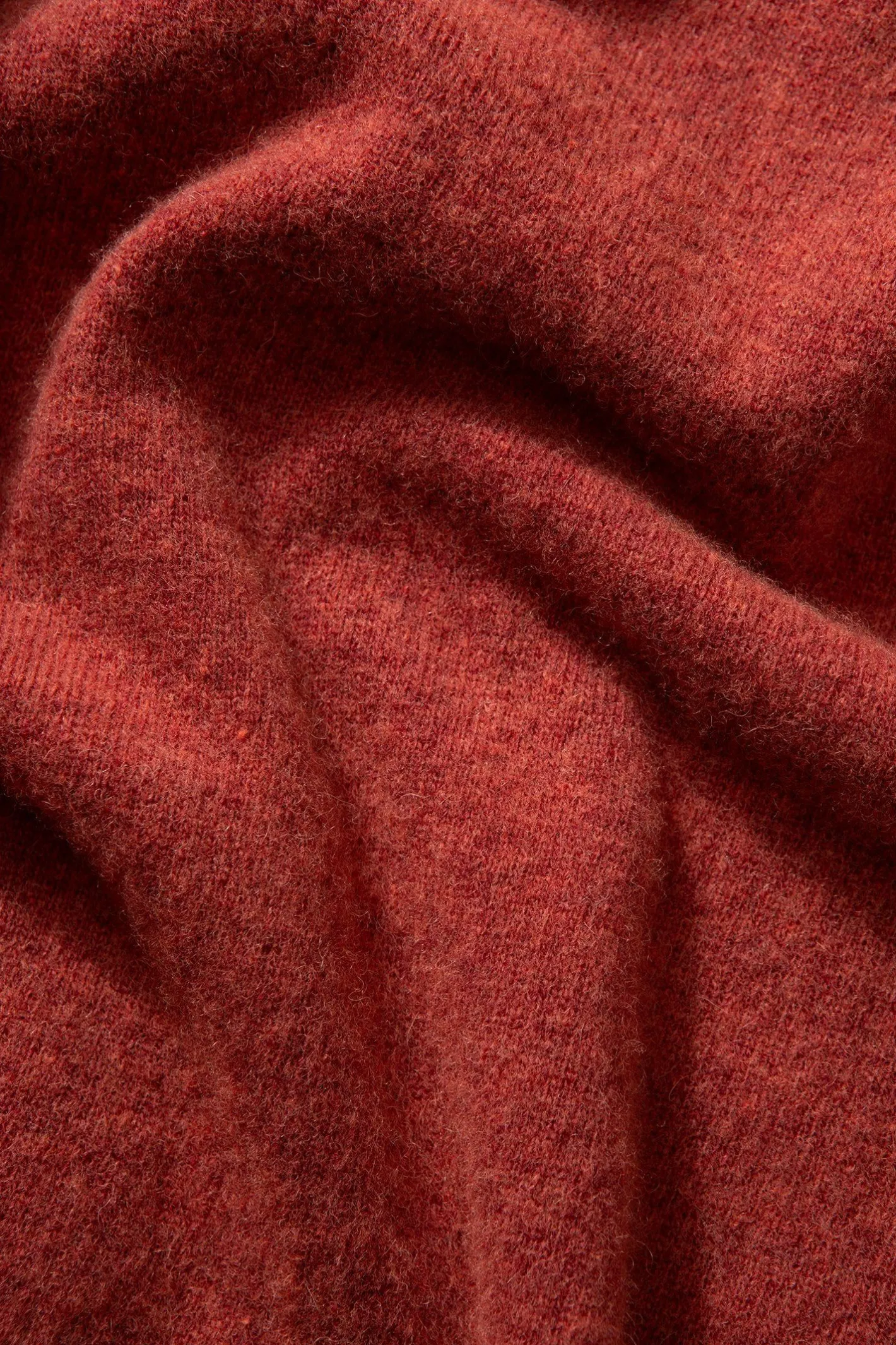Edmmond Studios Wool Polo Plain Copper | Men Knitwear